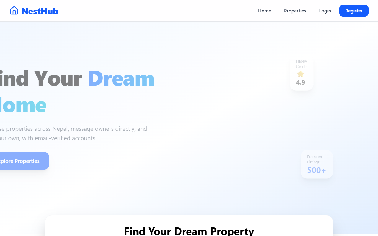 NestHub Platform Interface